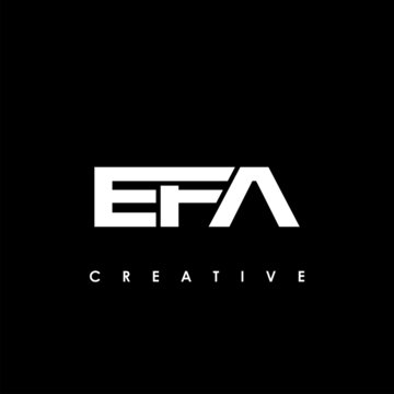 EFA Letter Initial Logo Design Template Vector Illustration