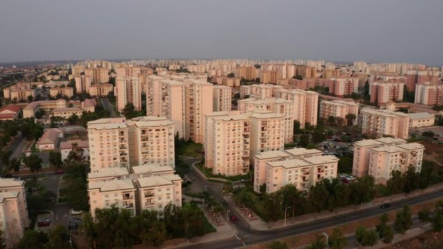 Kilamba, new centrality, Luanda, angola, africa, drone shooting, traveling front 6