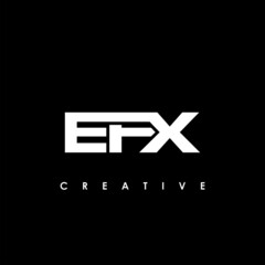 EFX Letter Initial Logo Design Template Vector Illustration