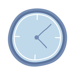 Isolated clock icon