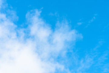 Blue sky with cloud