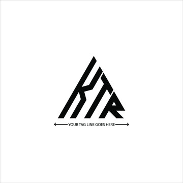 KTR letter logo creative design. KTR unique design