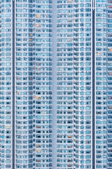 High rise residential building in Hong Kong city