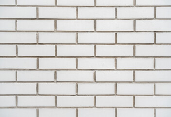 Fototapeta premium white brick wall, Texture of white brick wall