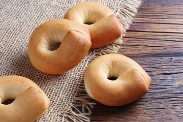 Tasty fresh bagels