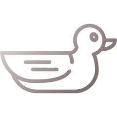 duck gradient icon