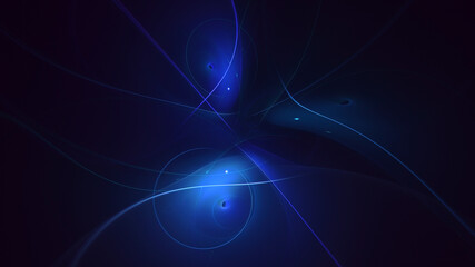3D rendering abstract colorful fractal light background