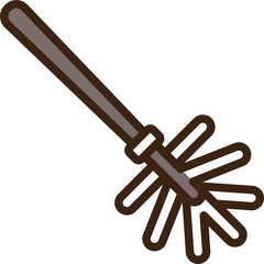 toilet brush one color icon