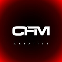 CFM Letter Initial Logo Design Template Vector Illustration