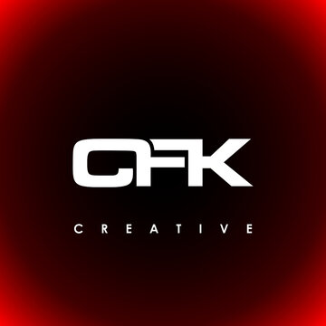 CFK Letter Initial Logo Design Template Vector Illustration