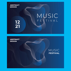 festival music banner background design