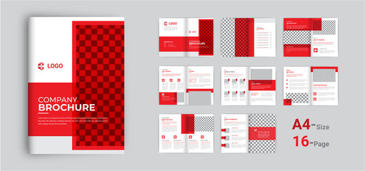 Company profile template design, Professional company profile brochure design layout multipage business brochure design