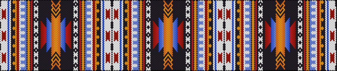 Seamless, ethnic ornament for fabrics, interiors, ceramics and furniture in the Arabic style.