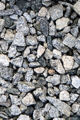 Crushed granite, crushed stone, crushed granite background
