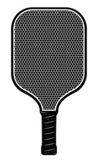 Pickleball paddle front view