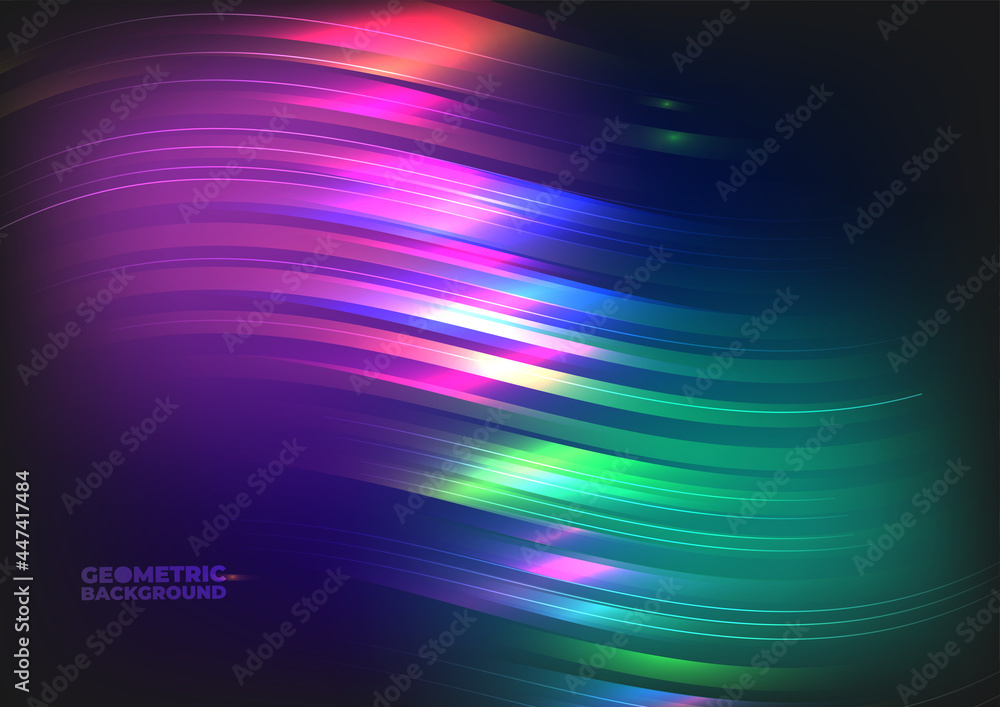 Aufkleber technology background color vector for web and design