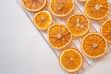 オレンジのドライフルーツ、手作りドライオレンジがたくさん。