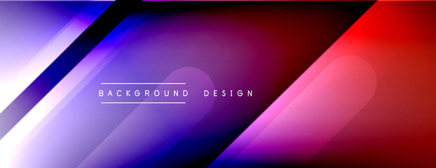 Dynamic lines abstract background. 3D shadow effects and fluid gradients. Modern overlapping forms