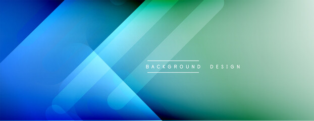 Dynamic lines abstract background. 3D shadow effects and fluid gradients. Modern overlapping forms