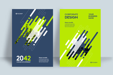 City Background Business Book Cover Design Template