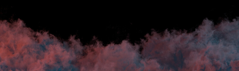 backdrop of big night panorama of cumulus isolated, conceptual nature 3D rendering