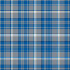 Plaid seamless pattern. Vector background of textile ornament. Flat fabric design.