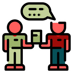 friends line icon