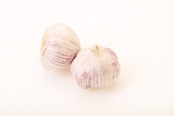 Fresh ripe and tasty garlic