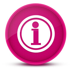 Info luxurious glossy pink round button abstract