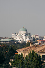 Obraz premium view of the city Beograd