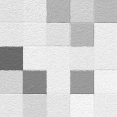 Black and white abstract mosaic with a rough texture background. Monochrome square pattern background. Picture for creative wallpaper or design art work. Backdrop have copy space for text.
