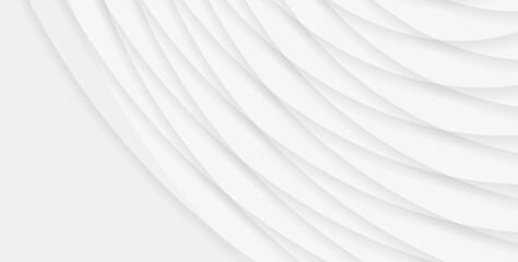 Abstract background with volume white lines in round radius, crossing and forming texture