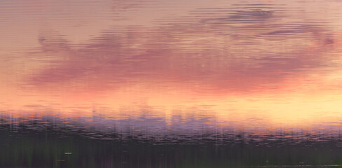 abstraction in color originally a reflection of a sunset on water could also be aa texture study