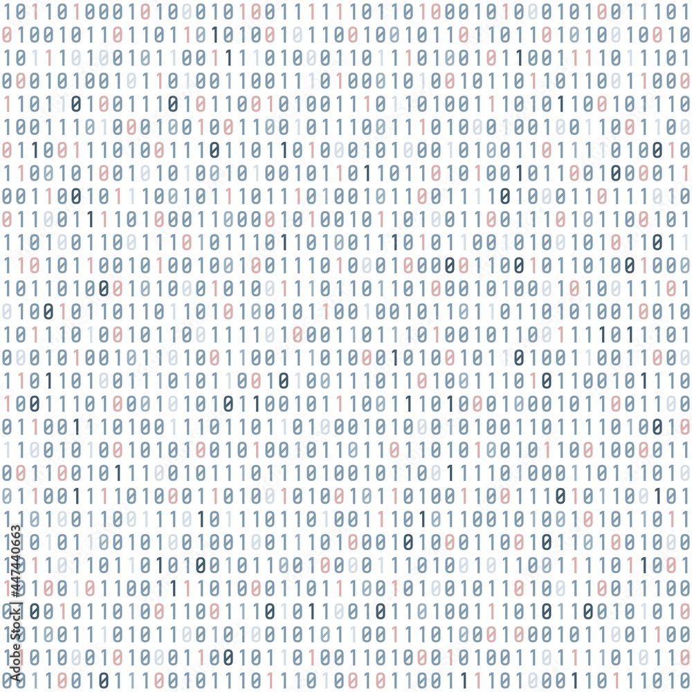 Poster binary code background