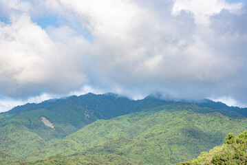 Fototapeta premium View of the summit of Mt.Miyanoura,Yakushima island, Kagoshima Prefecture, Japan