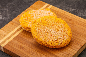 Raw chicken cutlet for roast