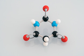 Isolated molecular model of barbituric acid