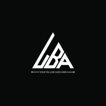 LBA letter logo creative design. LBA unique design