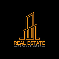 Real Estate Business Logo vector illustration design