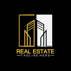 Real Estate Business Logo vector illustration design