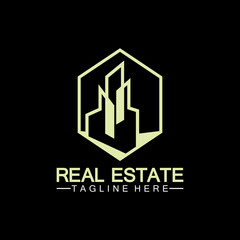 Real Estate Business Logo vector illustration design