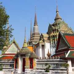 Fototapeta premium Bangkok landmark - Wat Pho Temple
