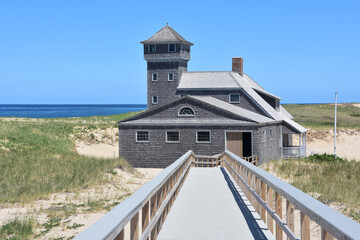 Lifeguard Station on the Outer Cape in Massachusetts