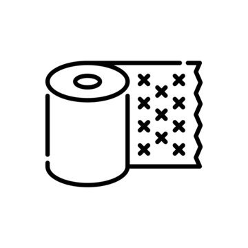 black and white roll of medical tape clip art preview