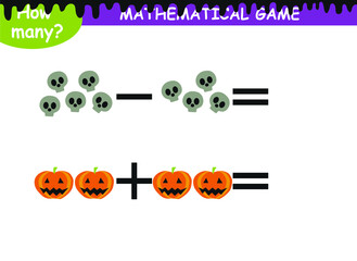 educational page with mathematical examples for children.