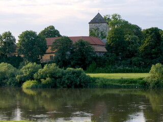 Burg Ohsen bei Hagenohsen in Niedersachsen