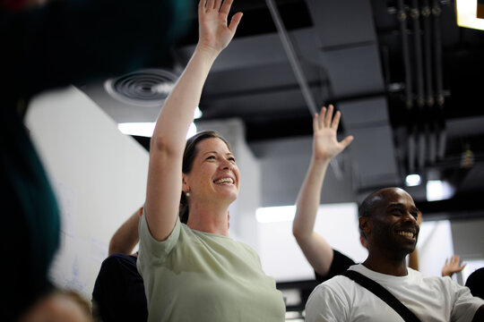 Group Of Diverse People Attending Startup Business Course