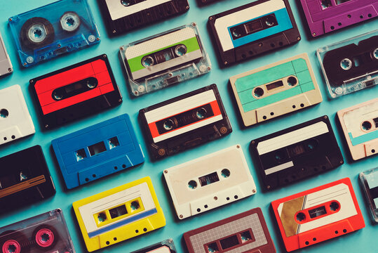 Vintage Cassette Tapes Collection