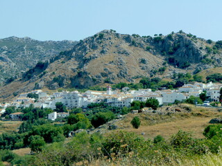 Dorf Benamahoma in Andalusien