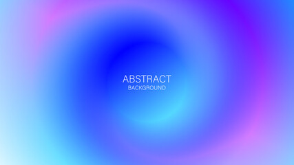 Modern trending background, poster, banner with curl effect, fluid fluid art with gradient in blue, purple and pink colors. 